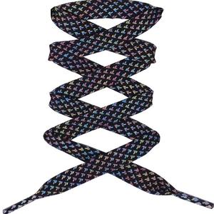 Cordones Reflectantes para Correr de Noche, Luminosos, de Seguridad, Deportivos, Elásticos, de Poliéster, Duraderos, Multicolores, Brillantes, de Alta Visibilidad - Product Image 5