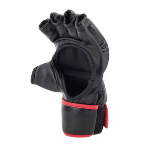 Service OEM, gants de MMA pour hommes, fabrication pakistanaise, meilleur prix, demi-doigts, cuir synthétique, gants de MMA respirants - Product Image 2