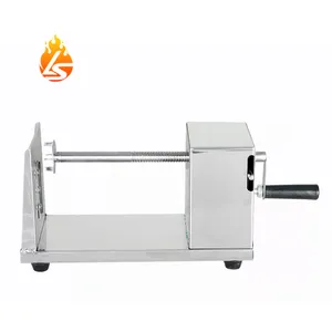 Hot Sale Manual Potato Chips Cutting Machine French Fry Tornado Potato Tower For Sale