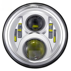 ไฟออฟโรด ไฟหน้า LED ขนาด 7 นิ้ว แสงสูง/ต่ำ เหมาะสำหรับรถ Wrangler, Jeep, มอเตอร์ไซค์, ฮาร์เลย์ อุปกรณ์ตกแต่งดัดแปลง - Product Image 5