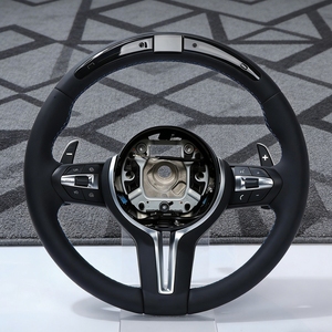 Volante Deportivo <span class=keywords><strong>de</strong></span> Cuero con LED Negro para BMW M3 M4 M5 F23 F20 F22 F25 F26 F30 F32 F35 F34 F36 F82 F10 F12 F15 F16 F18 E87 E90 E71 - Product Image 2