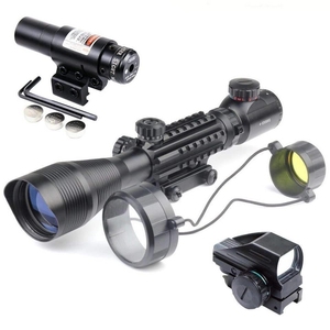전술 4 레티클 레드 닷 사이트 및 레드 사이트 3 1 콤보 스코프로 듀얼 조명 C4-16x50EG - Product Image 2