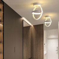 Plafonnier moderne pour couloir, entrée, chambre à coucher, décoration nordique, lampes de plafond LED, terrasse, plafonnier LED en aluminium