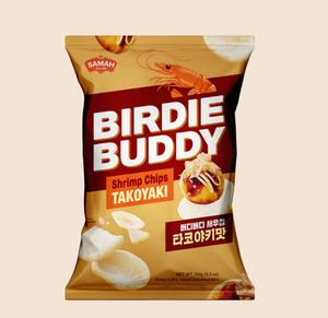 BIRDIE BUDDY Chips de Camarón Takoyaki en Bolsa, Sabor Dulce y Salado, Condimento para Okonomiyaki, Crujiente, Tamaño Familiar, Bocadillo para Fiestas, Exportación OEM - Product Image 6