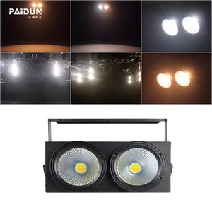 إضاءة مسرحية DMX512 بقوة 4×200 واط، إضاءة LED ثنائية العين COB، 4×100 واط، معدات إضاءة للجمهور والحفلات - Product Image 4