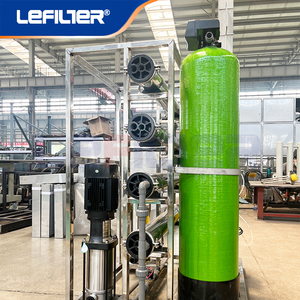 <span class=keywords><strong>Adoucisseur</strong></span> d'eau à haut débit 10m³/h, réservoir FRP 750x1900mm, réservoir de saumure 500L, réservoir de résine 500L DN50 pour le traitement de l'eau industrielle - Product Image 2