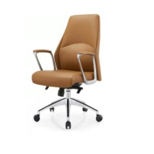 Silla de oficina moderna y cómoda de cuero con reposabrazos y respaldo 37731-8852A 37731-8852B 37731-8852D - Product Image 3