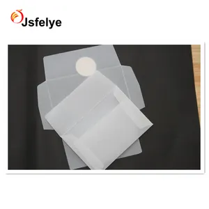 envelope 60*90 mm translucent white small