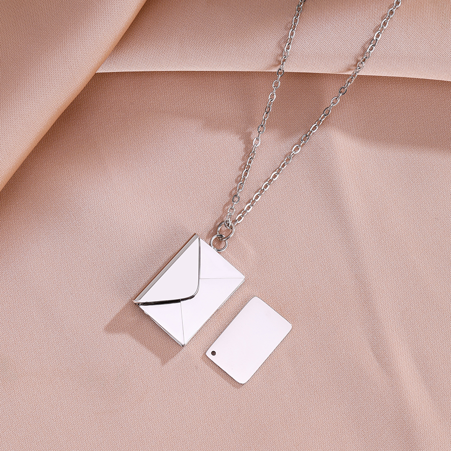 silver with letter love you