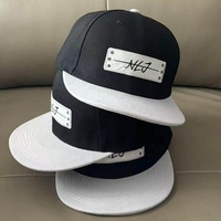 Casquette Snapback Brodé Structuré Personnalisé 6 Panneaux Visière Plate Homme Chapeaux de Baseball Vides Ajustés avec Patch Vente en Gros
