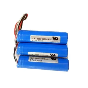 3.7v 7.77Wh 8.14Wh 2100mAh 2200mAh 18650 battery Shenzhen 18650 li-ion battery