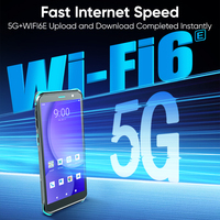 F9826 5G resistente al agua 6 pulgadas WIFI6E OEM y ODM Android 14 GMS escaneo de código de barras IP67 colector de datos PDA portátil anticaída