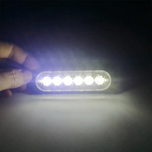 Luces LED de Emergencia para Camiones y Automóviles de <span class=keywords><strong>12</strong></span> V, Luces de Advertencia Estroboscópicas para Motocicletas de 4 LED, Lámpara de Señalización Lateral Intermitente - Product Image 5