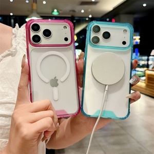 เคสโทรศัพท์ใสกันกระแทกแบบแม่เหล็ก Four Corners สำหรับ iPhone 17 Air 16 Pro Max 15 รองรับการชาร์จไร้สาย - Product Image 2