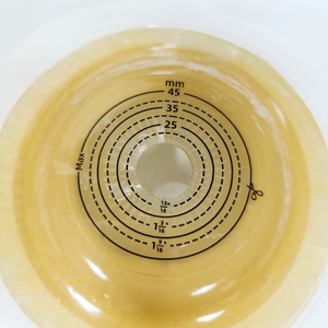 حاجز جلدي طبي من الهيدروكولويد ذو حافة محدبة لفتحة القولون، لوحة قاعدية للتصريف المعوي معتمدة من الاتحاد الأوروبي من الفئة الأولى للاستخدام البالغين - Product Image 4