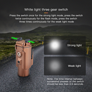 Oem ODM 20 mét cơ sở gắn kết chiến thuật đèn pin với màu xanh lá cây Laser LED Light & 500Meter Magnetic Combo cho thể thao ngoài trời - Product Image 5