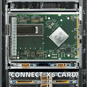 การ์ดเชื่อมต่อเครือข่าย N-vidia Mcx623435ac-vdab Dx En Pcie 4.0 X16 200gbe แบบพอร์ตเดียว สำหรับพีซีและเซิร์ฟเวอร์ - Product Image 3