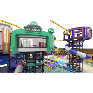 Conception de terrain de jeux intérieur sur mesure, grand parc à toboggans géants, parc d'aventure familial commercial par PLAYPEDIA AMUSEMENT - Product Image 4