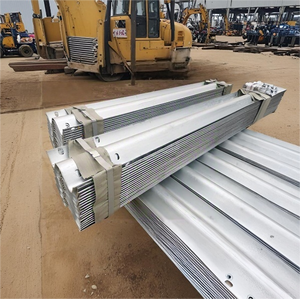 Guardrail con fascio W conforme AASHTO: barriera in acciaio rivestito di zinco e conveniente per un contenimento superiore di motocicli e veicoli - Product Image 6