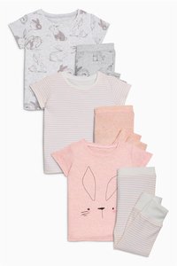 Vente en gros, exportation du Japon, nouveau style, ensemble de vêtements pour bébés filles, chemises et pantalons à motif de lapin de dessin animé - Product Image 2