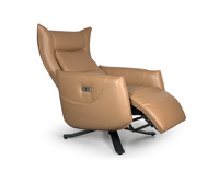 Silla eléctrica de oficina Boss de cuero genuino, levantamiento de ciencia corporal Artificial, uso doméstico sedentario, ordenador, cuero de masaje reclinable