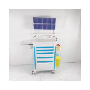<span class=keywords><strong>Herta</strong></span> pratique hôpital meubles véhicule de sauvetage chariot ABS anesthésie voiture métal médical chariot roues pratiques - Product Image 6