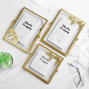 Metal Photo <strong>Frame</strong> Collection Simple Metal Geometric Picture <strong>Frame</strong> With Glass Cover <strong>Gold</strong> Metal Floating Picture <strong>Frame</strong> - Product Image 4
