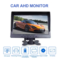 Monitor de pantalla AHD de 10,1 pulgadas de alta calidad, pantalla de coche, entrada de vídeo de dos canales para camiones