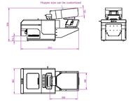 VST-1 Máquina de conteo por visión robusta y compacta con aprendizaje automático, gratuita para el conteo y empaquetado de componentes y sujetadores de implantes dentales