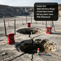 Capteur de Tilt XYZ Aftershock Monitor pour l'alerte au sol en zone ouverte, accéléromètre IP66 à fixation magnétique