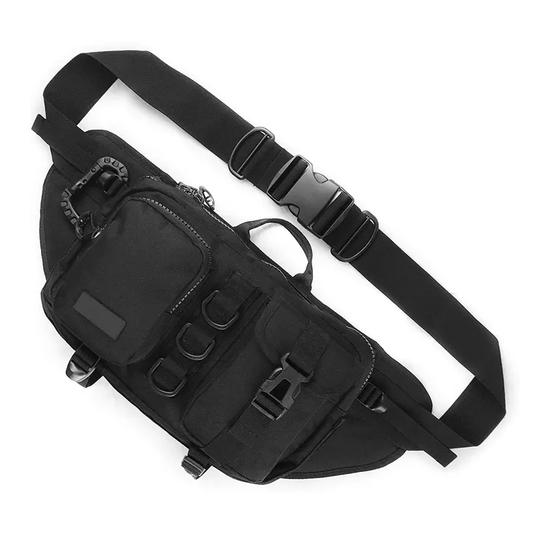 Tactical Sling Bag for Men shoulder Backpack Fanny Waist Pack Crossbody or Chest Bag for Travel