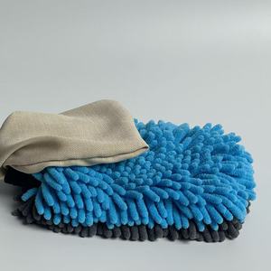 <span class=keywords><strong>Gant</strong></span> de nettoyage automobile en <span class=keywords><strong>microfibre</strong></span> JYM-0663JIYUMI, gants de qualité supérieure 23,5x15,5 cm <span class=keywords><strong>pour</strong></span> le lavage de voiture et le nettoyage intérieur - Product Image 2