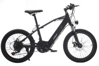 Vélo électrique adulte 20 pouces 36V 350W avec moteur Bafang sans balais à moyeu arrière, 21 vitesses, robuste et léger, pour la montagne et la ville