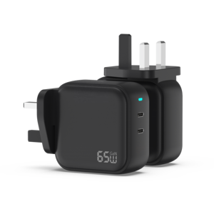 Cargador USB GaN de 65W con Enchufe Europeo, Cargador de Pared de Carga Rápida PD QC3.0 <span class=keywords><strong>para</strong></span> <span class=keywords><strong>iPhone</strong></span>, Samsung, Laptop, Tablet, con Protección OVP y OTP - Product Image 4