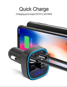 Bộ Điều Biến Bộ Điều Chỉnh Nhạc Âm Thanh Nổi AGETUNR T25 Bluetooth5.0 Bộ Phát FM Cho Xe Hơi Máy Nghe Nhạc MP3 Với Đầu Nối USB Kép Thông Minh 2.4A - Product Image 5