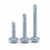 Vis autoperceuses à tête cylindrique zinguées DIN7504 en acier au carbone Phillips pour panneaux de conteneurs M4.8 M5.5 M6.3 – Vente en gros