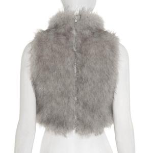 Top Corto de Moda para <span class=keywords><strong>Mujer</strong></span>, Otoño Invierno, Nuevo y Popular, <span class=keywords><strong>Chaleco</strong></span> de <span class=keywords><strong>Peluche</strong></span> - Product Image 5