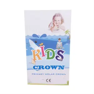 Tanas Dental Hot Verkoopt Tandheelkundige Kinderen Roestvrijstalen Primaire Molaire Kroon Tijdelijke Kids Molar Crown Dental Crown