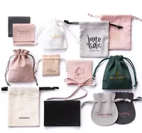 Sacs de Rangement en Soie de Luxe avec Logo Personnalisé, Réutilisables, pour Sacs à Main, Chaussures, Bottes, en Satin à Cordon de Serrage - Vente en Gros