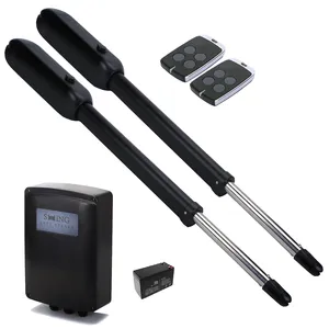 Комплект оператора двойных распашных ворот, 90 фунтов, автоматический и ручной выпуск для 13 футов, 882 фунтов на лист, современный дизайн - Product Image 1