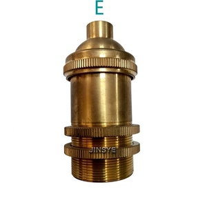 E14/E17 oro ottone presa portalampada <span class=keywords><strong>da</strong></span> <span class=keywords><strong>tavolo</strong></span> con anello - Product Image 3