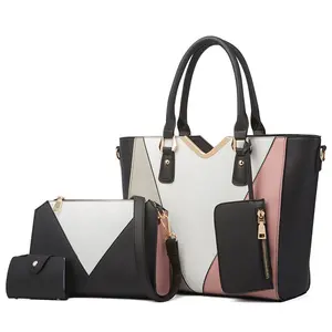 Bolsas De Lona 3 Piece Bag Set Large The Tote Bag Purse Ladies Leather Designer Replicate Brand Women Hand Bags Sets 2024