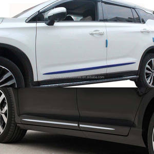 Accessoires d'extérieur de voiture Protecteur de porte latérale Bandes de moulage de carrosserie Garniture de couverture - Product Image 6