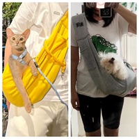 Sac de transport pour chat et chien, personnalisé avec logo, respirant, portable, pour l'extérieur, vente en gros