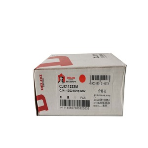 Contactor Delixi Cjx1-12/22 AC 220V 50Hz 100A Trifásico para Automatización Industrial - Product Image 1