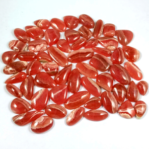 Wholesale Rhodochrosite Natural Healing Oval Stone CABS Gemstone Cutting Cabochon Pear Cut Handwork Diy Jewelry - Product Image 1