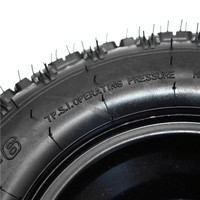 Roues de 6 pouces, pneus 13X5.00-6 avec jante, adaptées aux mini quads, karts pour enfants, moteurs 47CC 49CC, motos, pelle à neige, motoneiges