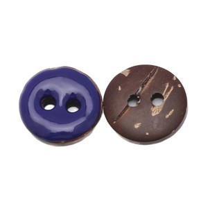 Natural <strong>Coconut</strong> <strong>Shell</strong> <strong>Buttons</strong> - Colorful Dotted Oil Style For Children's Clothing, Dresses &amp; Cardigan Decor - Product Image 6