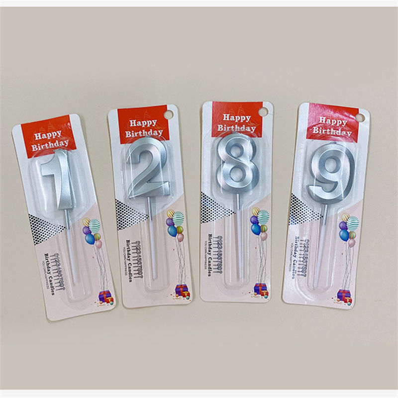 Saododku Lot De 3 Bougies D'anniversaire De Couleur Dégradée