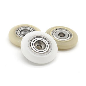 Petits rouleaux auxiliaires en acier inoxydable avec revêtement en caoutchouc pour griffes mécaniques automatiques pour lignes de transmission, portes et fenêtres - Product Image 2